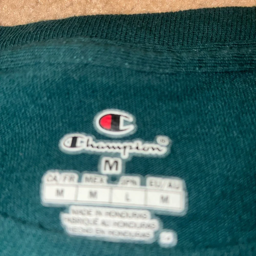 Champion Short Sleeve Crew Tee in Deep Green with Embroidered Logo - Picture 3 of 3